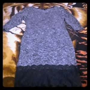 Black and white dress